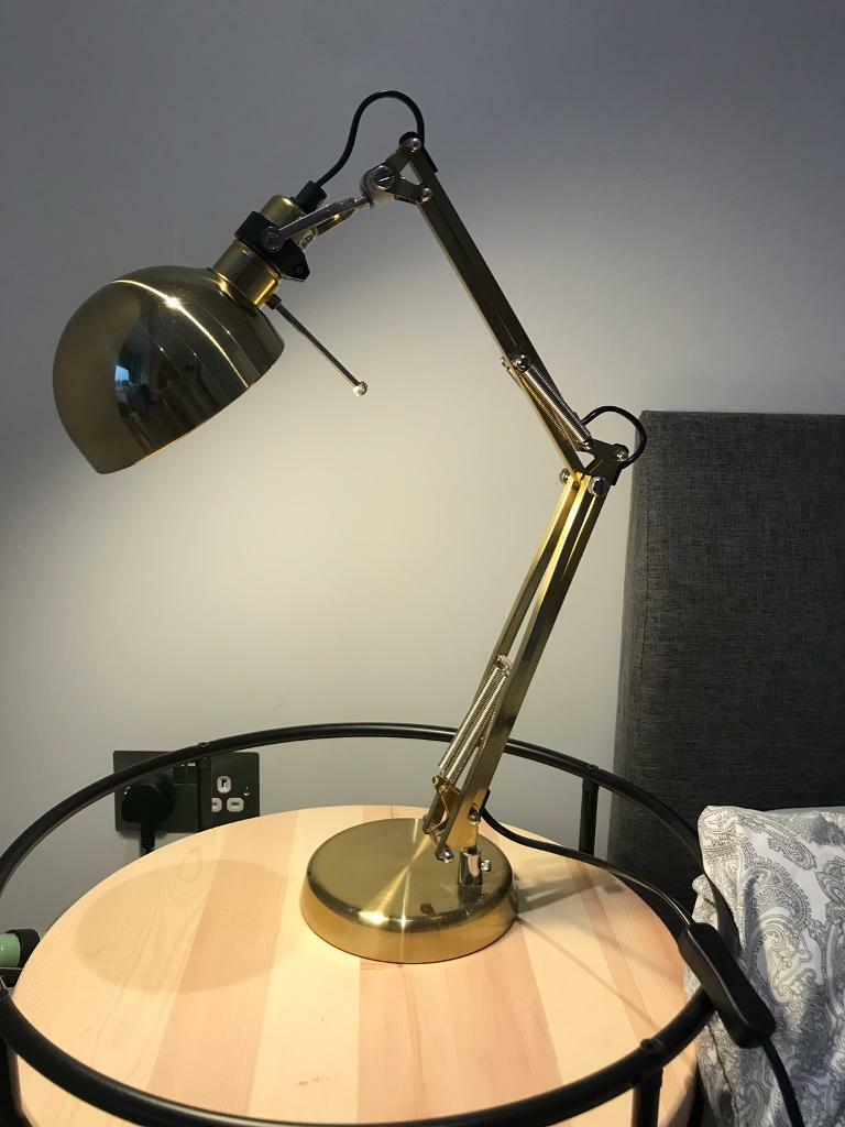 gold desk lamp ikea